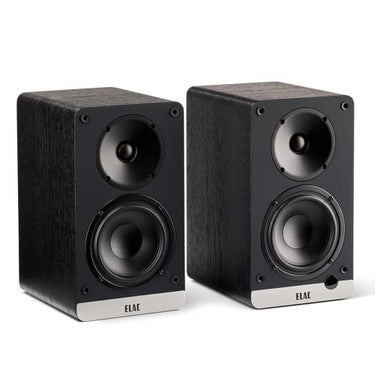 ELAC Kompakt Lautsprecher Debut ConneX DCB41, Boxen für Audiowiedergabe via HDMI, USB, Phono & Bluetooth, exzellenter Klang & hochwertiges Design, 1 Aktivlautsprecher-Set, Schwarz im Sale